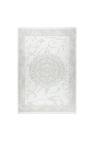 Badelya Home Krem 7165 Modern Doğal Taban Saçaklı Salon Koridor Mutfak Çocuk Oturma Odası Halı Yolluk 7165-krem