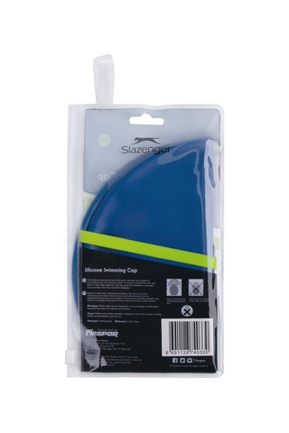 Slazenger Yüzücü Bonesi Silikon Sn00 Navy Pvc Zipper Bag Koyu Mavi