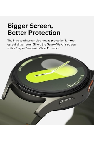 Samsung Galaxy Uyumlu Watch 7 44mm Full Ekran Nano Saat Koruyucu