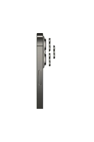 Safeus Safir Temperli Kamera Lens Koruyucu Apple Uyumlu iPhone 13 Pro Max Ve İle Siyah