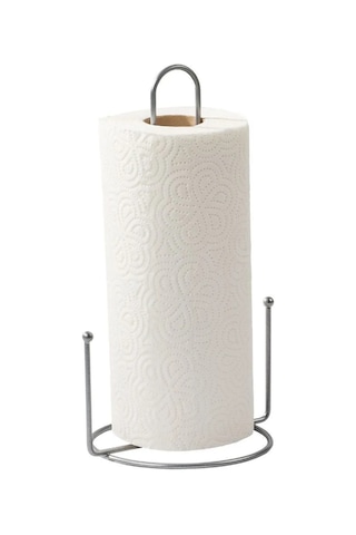 Edora Home Gümüş Misketli Kağıt Rulo Havluluk, Ergonomik Dik Ha Gümüş