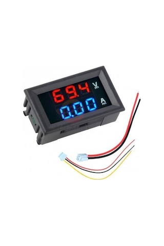Dijital Voltmetre Dijital Ampermetre Dc 100v 10A