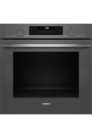 Siemens HU736AEN0T Ankastre Buhar Destekli Fırın Gri