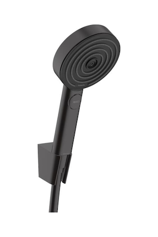 Hg Pulsıfy Select S Askılı Duş Seti 105 3jet Satin Siyah Relaxatıon 160cm Hortum İle Siyah
