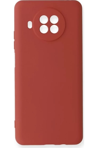 Newface Xiaomi Mi 10t Lite Kılıf Nano İçi Kadife Silikon - Kiremit