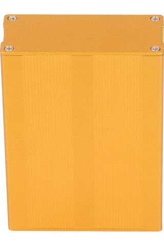 Teltree Altın Renkli Alüminyum Alaşımlı Bölünür Elektrik Kutusu - Paslanmaz, Su Geçirmez, Kolay Kurulum, Geniş Kullanım Alanı