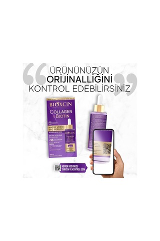 Tr Collagen & Biotin Saç Serumu 100 Ml Saç Dökülmesine Karşı, Hacimlendirici, Hidrolize Kolajen, Biotin Ve Bio