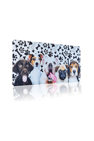 90x40cm Xxl Büyük Boy Kaymaz Taban Gaming Oyuncu Mousepad Dogs