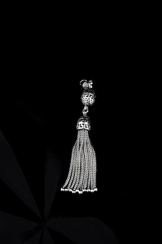 Encili Silver 925 Ayar Gümüş Sallantılı Tesbih Püskülü