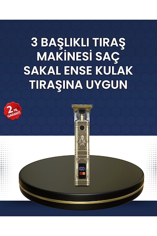 Burun Ve Kulak İçin 2 Si 1 Arada Tıraş Başlıklı Cihaz