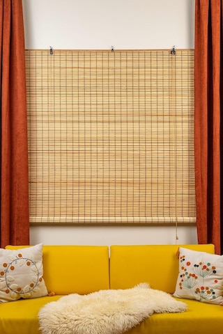 Navagrey Bambu Stor Perde Bej 150 180 Çok Renkli