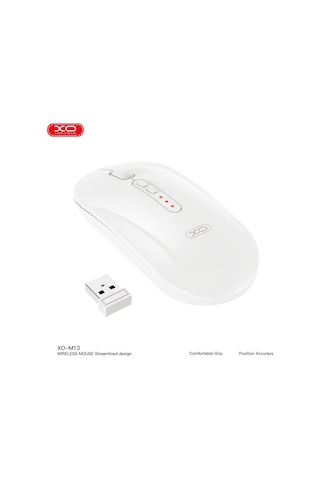 M13 Kablosuz Aerodinamik Wireless Mouse, Pc, Laptop, Mac Os Uyumlu, Dual Mode Kablosuz Sessiz Mouse Kablosuz