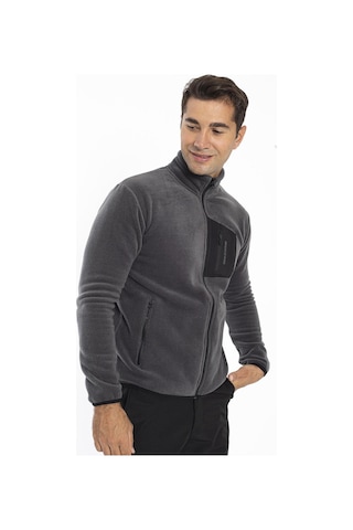 Crozwise Tam Fermuarlı Erkek Polar Sweat Shirt 001