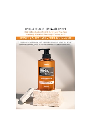 Kundal Honey & Macadamia Amber Vanilla Pure Body Wash 500 ML