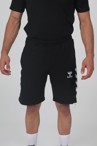 Hummel Armin Pamuklu Cepli Kamp Şortu Siyah