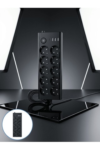 Lexroo Akım Korumalı 10& 8217 Lu Çoklu Priz Usb-a Ve Type-c Şarj Diğer