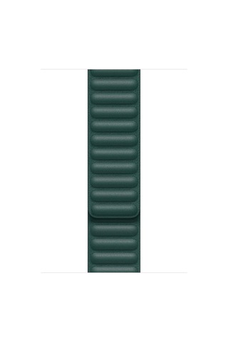 Lexroo Aple Watch Series 6 44mm İçin Kordon Leather Link Band Koyu Yeşil Watch - Koyu Yeşil