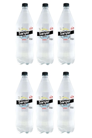Sarıyer Karışık Meyve Aromalı Gazoz Şekersiz 1,5 Lt X 6 Adet