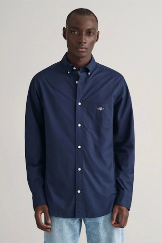 Gant Erkek Lacivert Regular Fit Gömlek Lacivert
