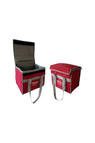 Termbag Katlanabilir 36 Litre Buzluk Termal Termos Çanta Kırmızı