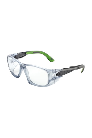 Univet 5x9.03.00.00 Koruyucu Şefaf İş Güvenliği Gözlüğü Lensleri Değiştirlebilir