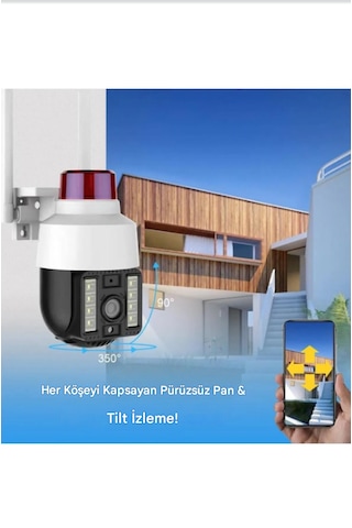Wifi Ptz Kamera Açık Kamera Akıllı Ev 360 Otomatik İzleme
