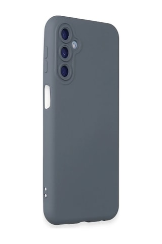 Uray Store Samsung Galaxy Uyumlu  M14 5g Kılıf Nano İçi Kadife Silikon - Gri