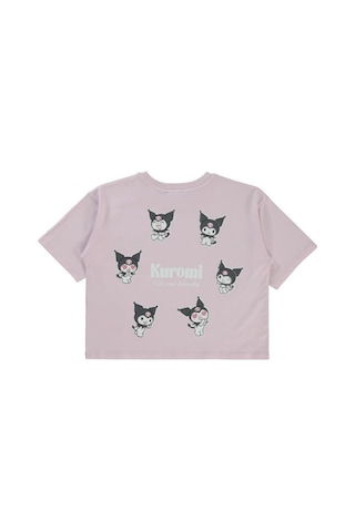 Kuromi 10-13 Yaş Tişört Açık Lila