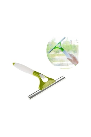 Ollevra Pratik Spreyli Cam Sil Pencere Ayna Tezgah Duşakabin Temizleyici Püskürtmeli Silme Aparatı Çok Renkli