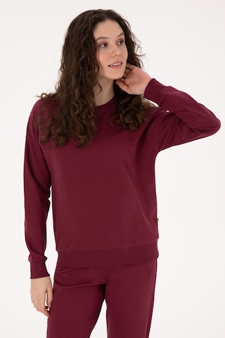 U.S. Polo Assn. Kadın Vişne Yılbaşı Temalı Pijama Takımı 50318899-VR223