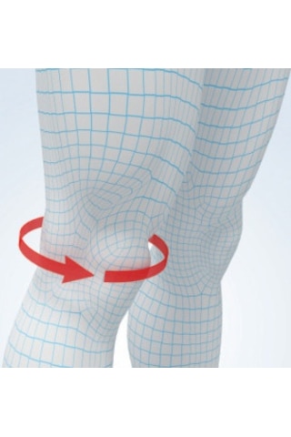 Aurafix 115 Örme Patellar Stabilizasyon Dizliği Sol