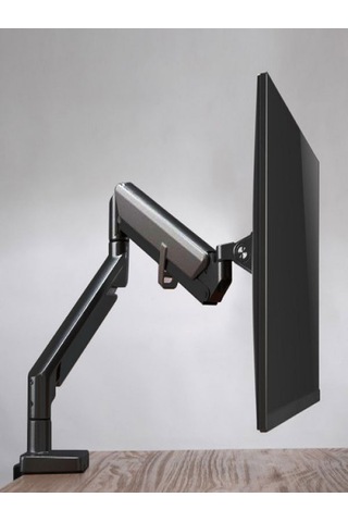 Techly 17-32 Inç Monitörler Için Gazlı Yaylı Tekli Monitör Kolu Masa Üstü