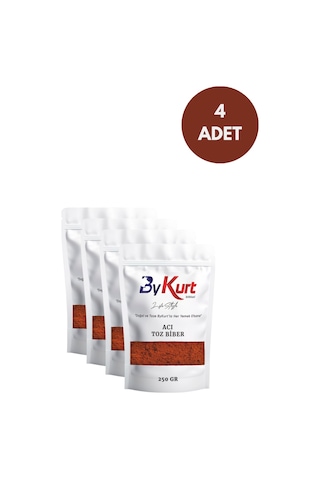 Bykurt Acı Toz Biber 4 x 250 G