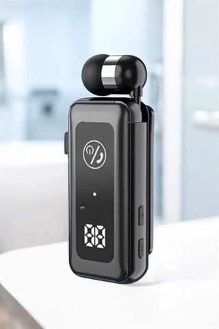 Kablolu Makaralı Bluetooth Kulaklık Uzun Pil Ömrü Dijital Göstergeli Uzun Pil Ömrü Kulaklık