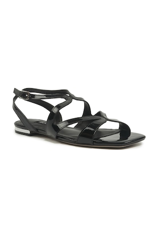 Nine West Etrın 6fx Siyah Kadın Düz Sandalet 000000000102052439 Siyah