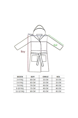 Pink Flower Dijital Baskılı Çocuk Bornozu Açık Pembe