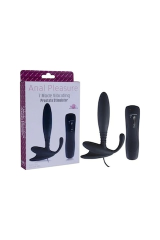 Hızlı Express Anal Pleasure Prostat 7 Çeşit Titreşimli Zenci Anal Vibratör Plug