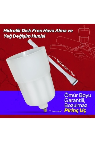 Bikeamor Hidrolik Disk Fren Yağı Hava Alma Ve Yağ Değişim Hunisi