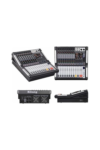 König K-8-p800fx 8 Kanal Power Mikser Anfi 2x500 Watt