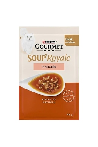 Gourmet Gold Soup Royale Somon Etli Kedi Çorbası 30x45g