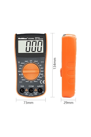 Wellhise VC830L Ölçü Aleti Multimetre Avometre