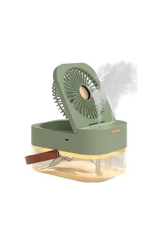 Funtree Treasure Masaüstü Fan Gece Lambası 4000mah Aroma Terapi Nemlendirici Beyaz/yeşil