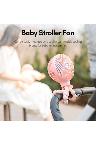 Honmex Usb Şarjlı Mini El Ventilatörü - Deformable Katlanabilir, 3 Hızlı, Yetişkin & Bebek İçin, 2000mah Pil, 40-50db Düşük Gürültü, Beyaz