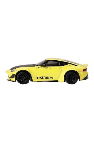 1:64 Diecast Nissan Z Pandem Ikazuchi Yellow Mini Gt Model Araba