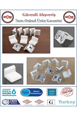 Mobilya Dolap Montaj Askı Elemanı - 10 Adet