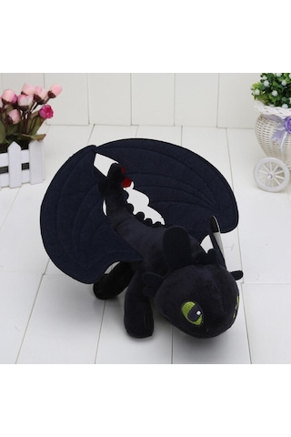 Ejderhanı Nasıl Eğitirsin Gecenin Öfkesi Dragon Sevimli 25 Cm Pel