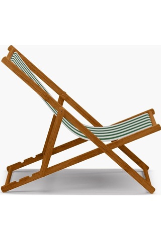 Alyones Ahşap Katlanır Şezlong, Balkon, Bahçe, Teras Ve Plaj İçin Yeşil Çok Renkli