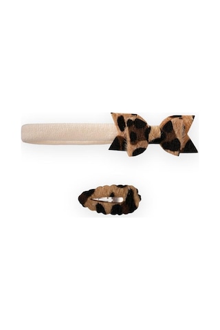 Cigit Tokalı Ve Kurdeleli Bandana Leopar Desen Leopar