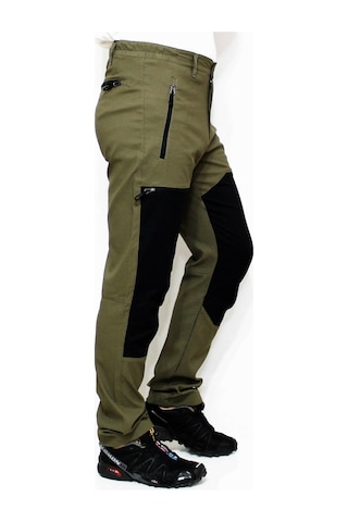 Mudwill Alpin Likralı Erkek Outdoor Pantolon Haki-Siyah Haki