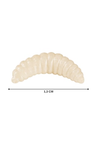 Silikon Yem - Kokulu - Lrf Ve Aji Yemi - Maggot - Beyaz - Power Bait 9954